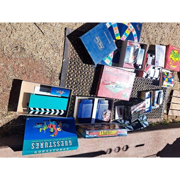 9 BEST 90's games! Guesstures-Battleship-Apples-Trival-Tabletop Tennis MORE - Picture 10 of 11